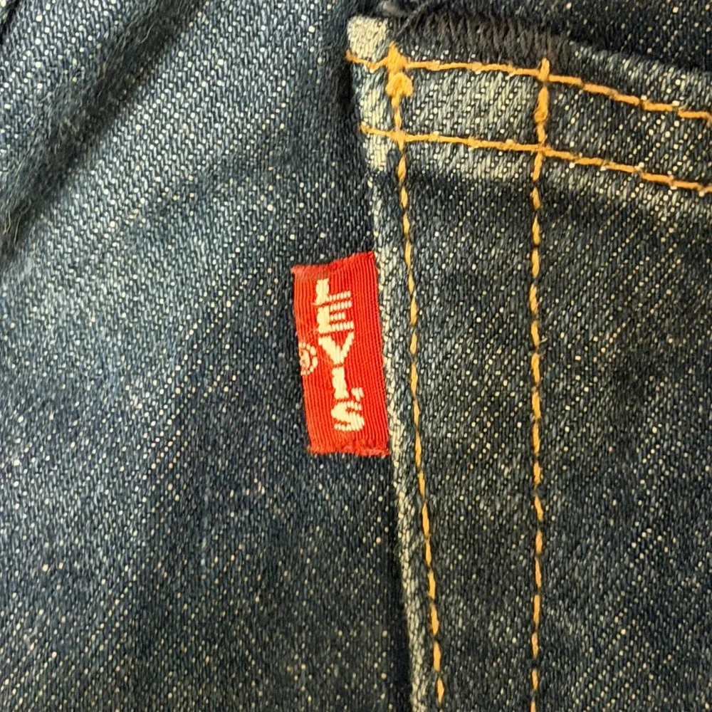 Levis Premium 502‎ Reg Taper Jeans Mens 30x30 Dark Wash Indigo Big E 29507-0020